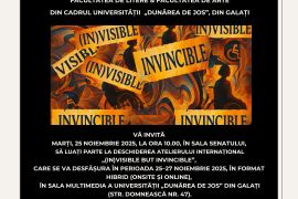 (IN)VISIBLE BUT INVINCIBLE: Tracing Silences, Breaking Frames – Disability, Representation and the Power of the Unseen - 25-27 NOIEMBRIE 2025