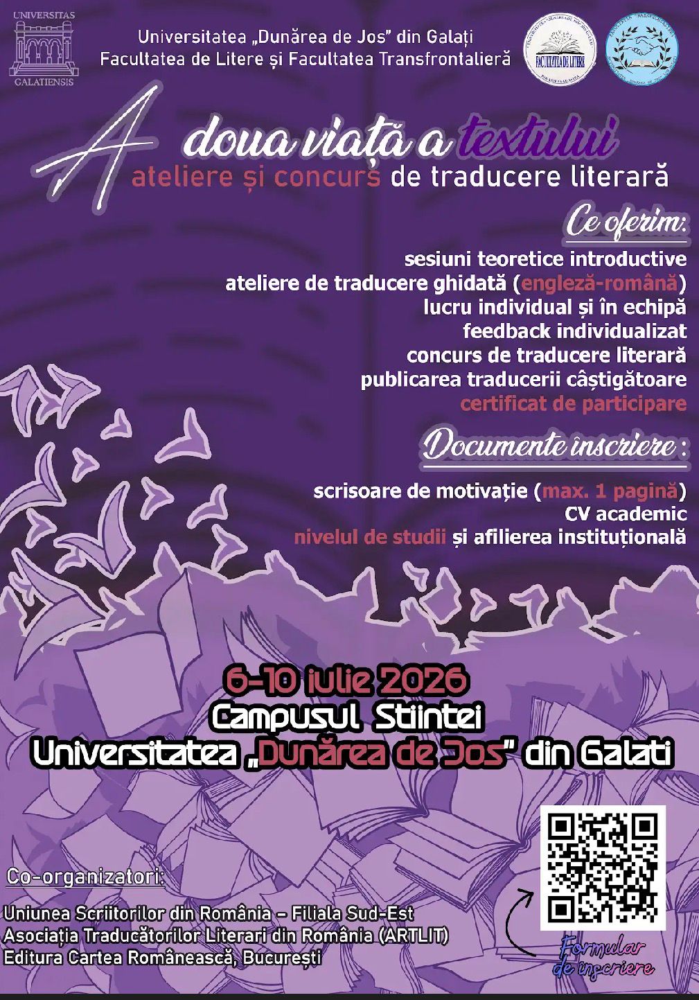 Scoala de vara iulie 2026